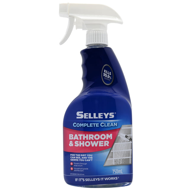 Selleys Complete Clean Bathroom & Shower Disinfectant Spray 750mL