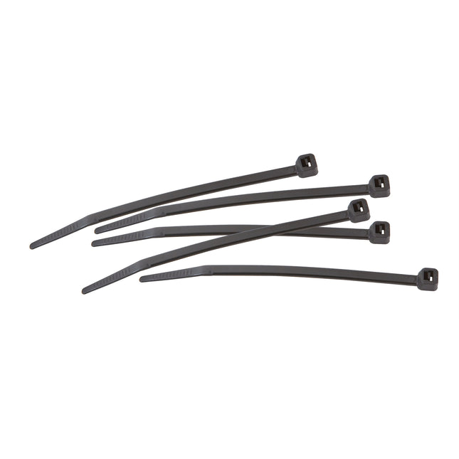 Crescent 300mm x 4.8mm black cable ties 100 pack in resealable bag (2)