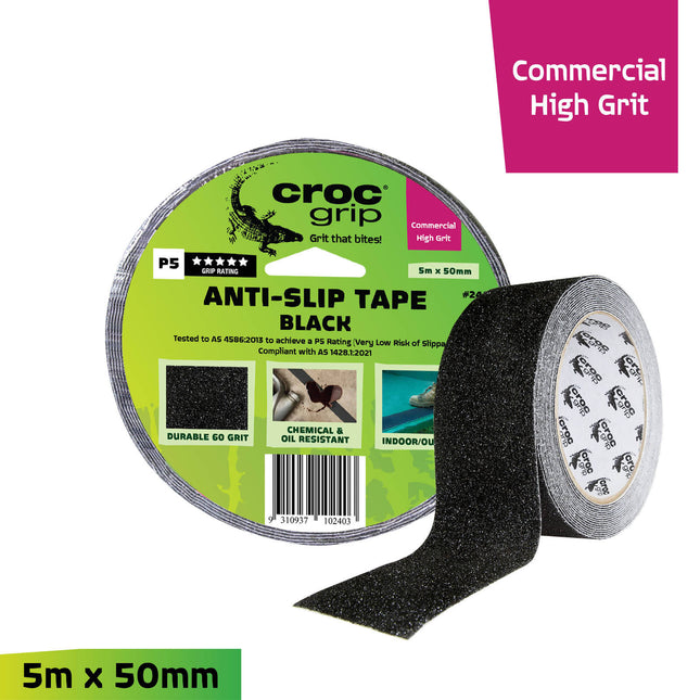 Croc Grip Anti-Slip Tape 5m x 50mm Black (2)