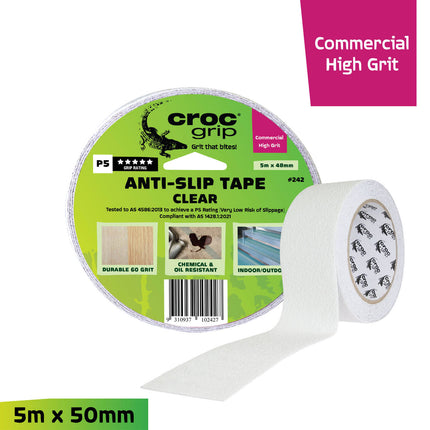 Croc Grip Clear Anti-Slip Tape 5m x 50mm (2)