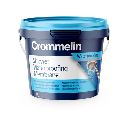 Crommelin Shower Waterproofing Membrane 1L pail