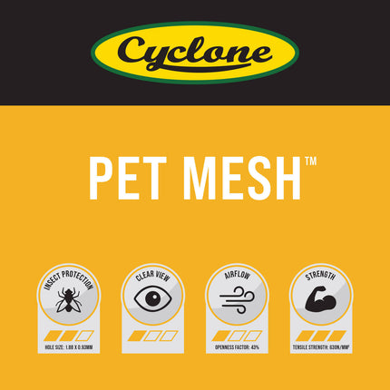 Cyclone Pet Mesh Flyscreen 1220mm x 2m (Single Roll) (2)
