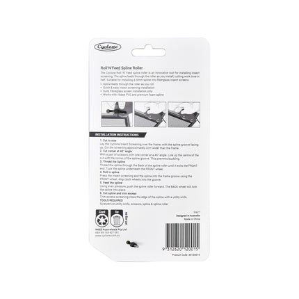 Cyclone Roll 'N' Feed Spline Roller for 4-6mm Spline (3)