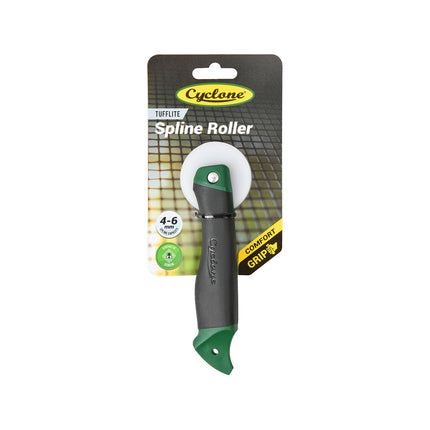 Cyclone Tufflite Synthetic Spline Roller hand tool with concave wheel and ergonomic grip