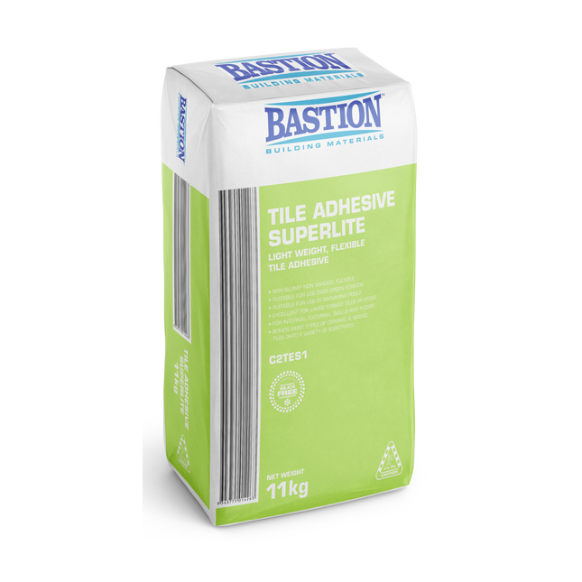 Packshot of Bastion Superlite Lightweight Tile Adhesive 11 kg