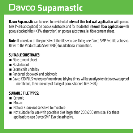 Davco Supamastic Tile Adhesive 15L (3)
