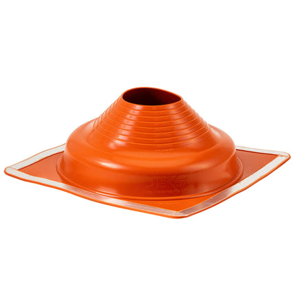 Deks Dektite Premium #7 red silicone roof flashing with square aluminium base, 150-300mm