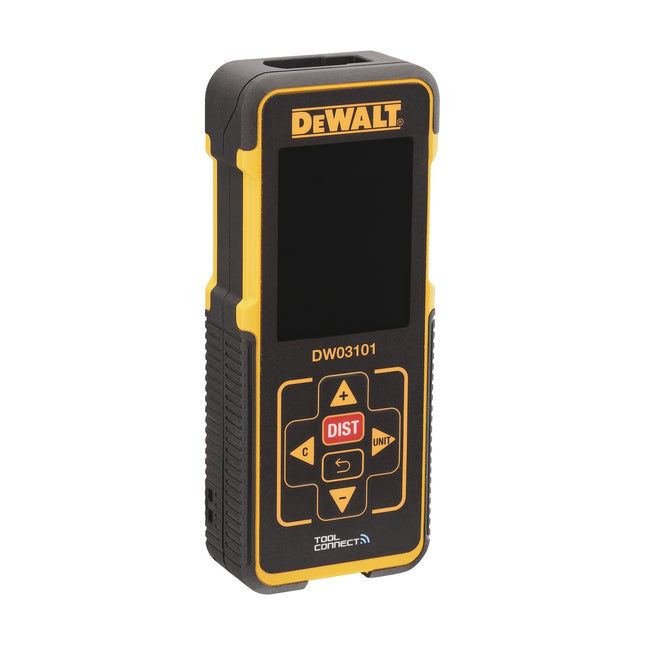 DeWalt DW03101 100m Tool Connect laser distance measurer in yellow and black (2)