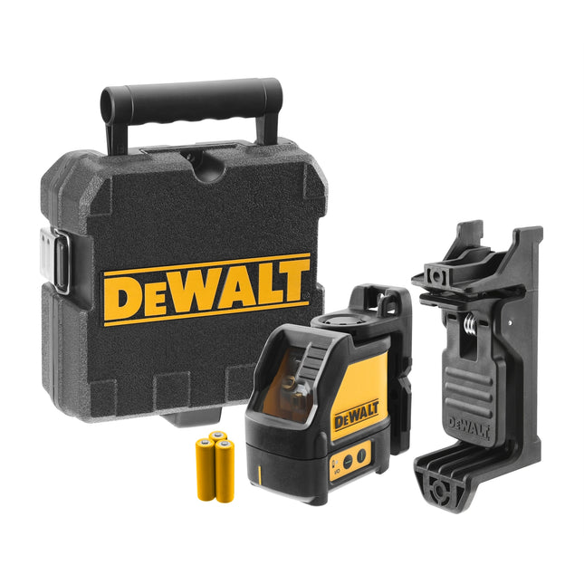 DeWalt DW088CG-XJ yellow and black green beam cross line laser level