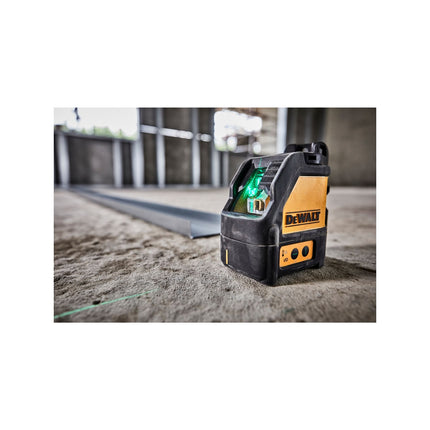 DeWalt DW088CG-XJ yellow and black green beam cross line laser level (4)