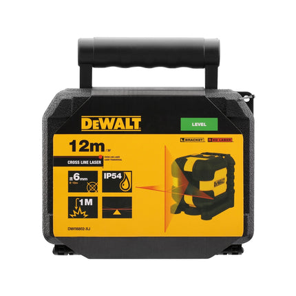 DEWALT Red Cross Line Laser Level DW08802-XJ black and yellow cross line laser (4)