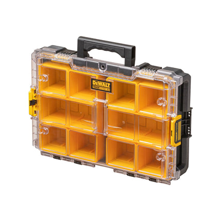 Dewalt ToughSystem 2.0 Clear Lid Organiser DWST83394-1 with clear lid and removable cups (2)