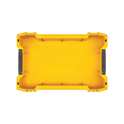 Yellow Dewalt ToughSystem 2.0 deep internal tray with black side handles (3)