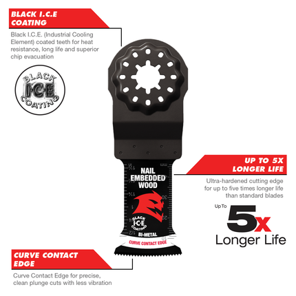 Diablo Starlock General Purpose Multi-Tool Blade Set 5 Piece in pack (3)