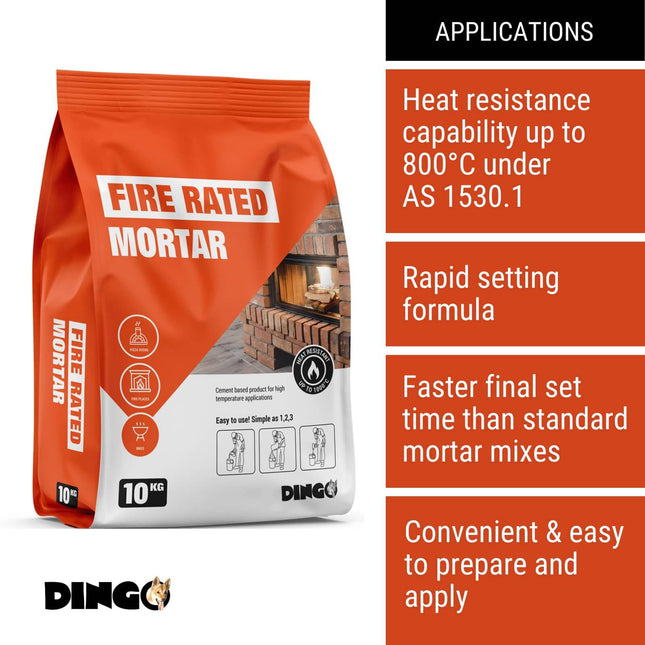 Dingo Fire Rated Mortar 10kg (Bag) (2)