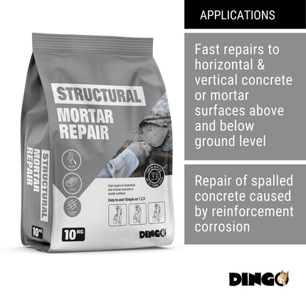 Dingo Structural Mortar Repair 10kg (Single Bag) (2)
