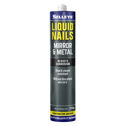 Selleys Mirror Metal & Glass Liquid Nails Superior Adhesive 310g