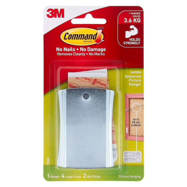 Packshot of Command Jumbo Metal Universal Picture Hanger Heavy Art Mount