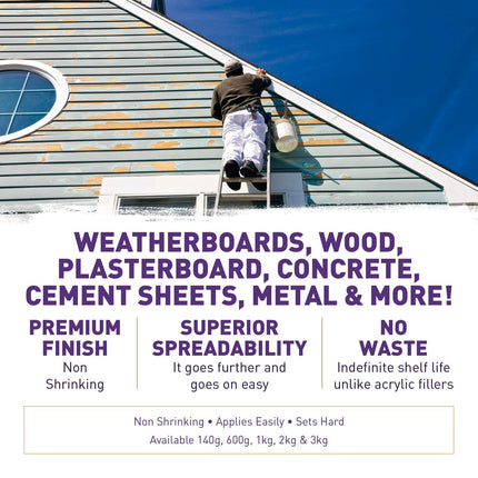 Earl's MulTfill Multi-Purpose Paintable Putty Interior & Exterior Filler (2)