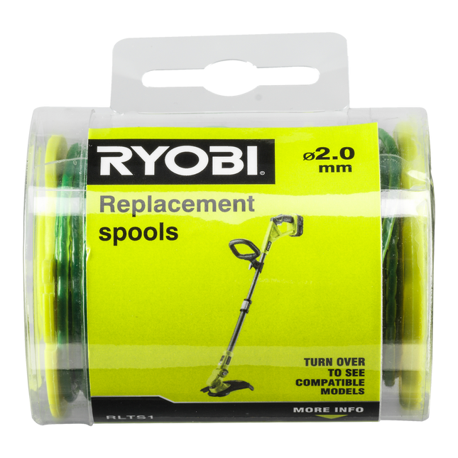 Packshot of Ryobi Whisper Series 2mm Trimmer Line 3 Pack