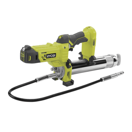 Packshot of Ryobi 18V ONE+ Grease Gun Skin Only for Equipment Maintenance