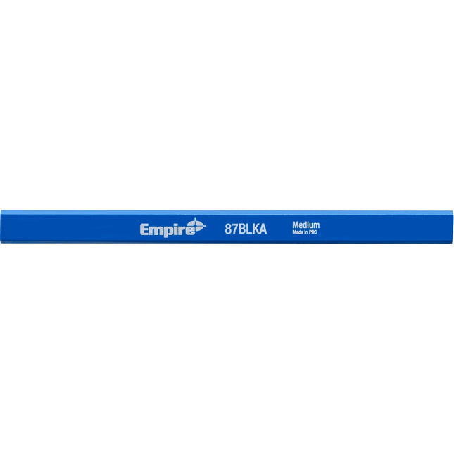 Empire Medium Carpenter Pencil 10 pack with blue flat carpenter pencils (2)
