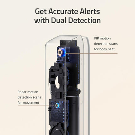 Eufy Dual Camera Video Doorbell 2K Add-On in black with dual cameras (4)