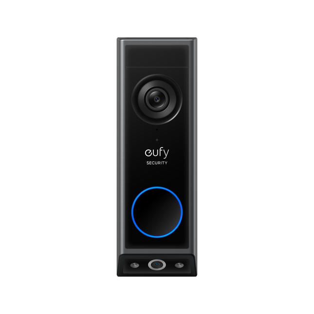 Eufy E340 Dual Camera Video Doorbell in black