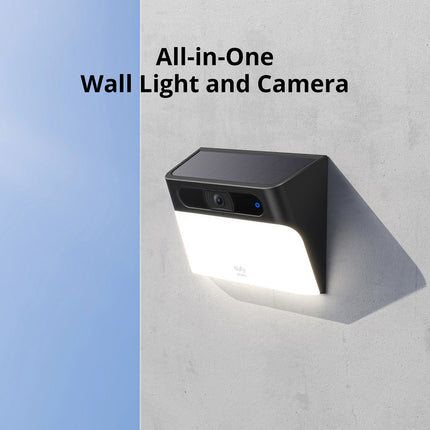 Eufy Solar Wall Light Cam S120 outdoor security camera with integrated wall light and solar panel (4)