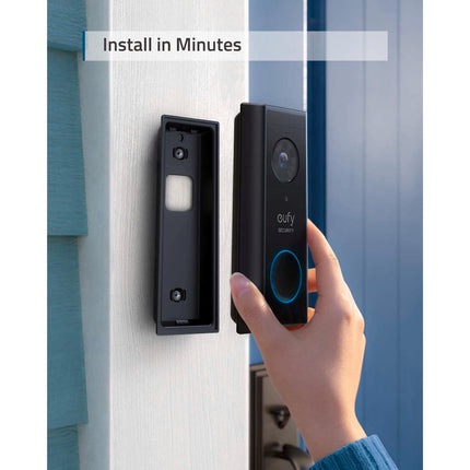 Eufy Video Doorbell 2K Wireless Add-On in black, model T8210CW1 (4)