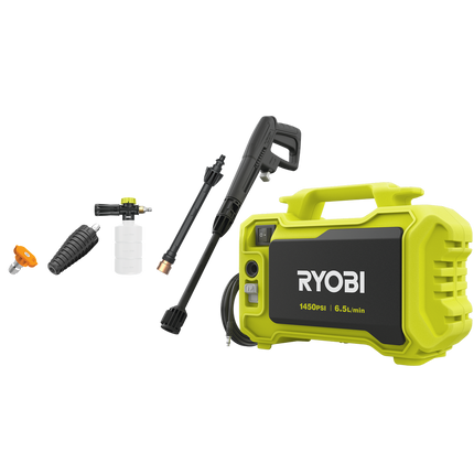 Packshot of Ryobi 1450 PSI Compact High Pressure Washer