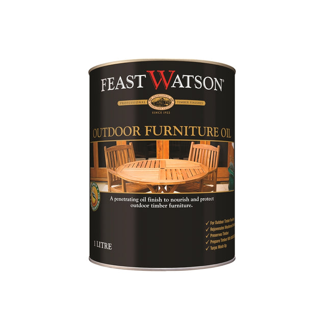 Feast Watson Outdoor Furniture Oil Clear 1L can