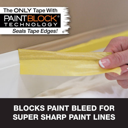 FrogTape Delicate Surface Painter's Tape 24mm x 55m (Yellow) (3)