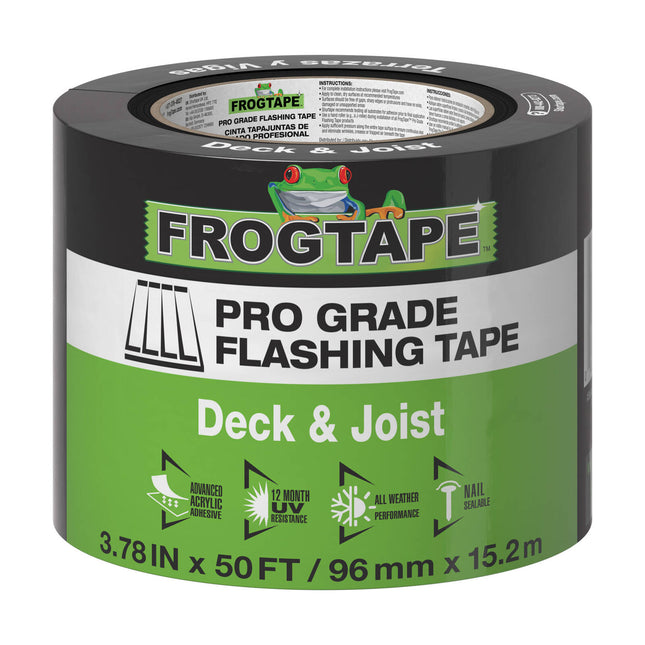 FrogTape Pro Grade Deck and Joist Flashing Tape 96mm x 15.2m black roll