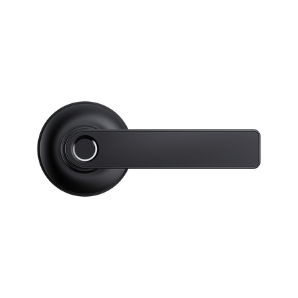 Gainsborough Liberty Smart Lever Lock in Matte Black with fingerprint sensor (2)