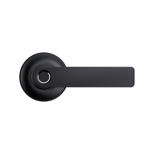 Gainsborough Liberty Smart Lever Lock in Matte Black with fingerprint sensor (2)