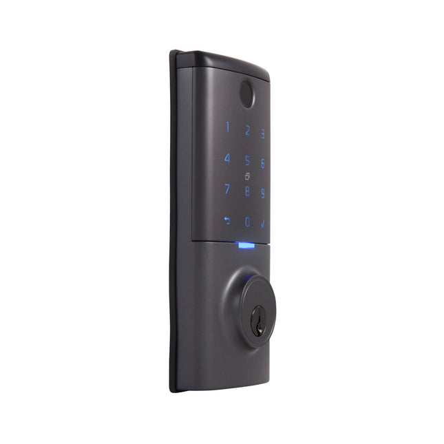Gainsborough Mode Smart Deadbolt in Graphite with backlit keypad (2)