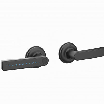 Gainsborough Mode Smart Lever Lock in Graphite finish with keypad and fingerprint sensor (3)
