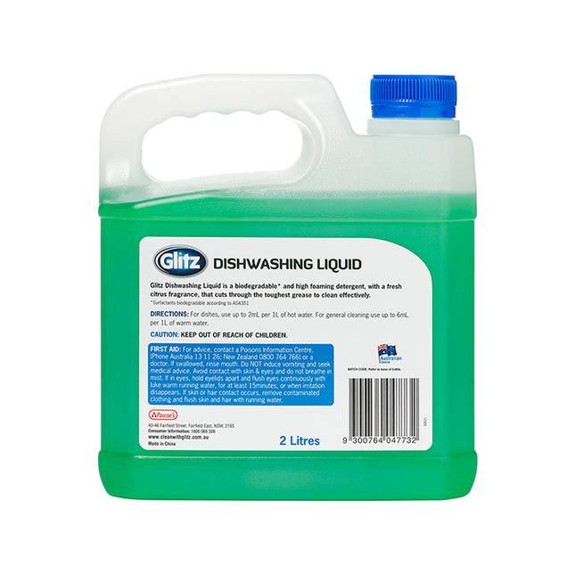 Glitz Dishwashing Liquid Powerful Grease Remover 2L (2)