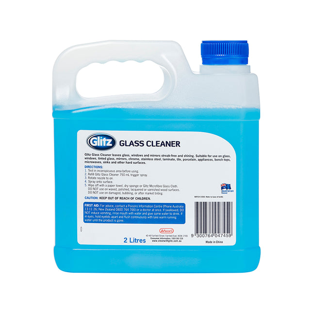 Glitz Glass Cleaner for Crystal Clear Surfaces 2L (2)