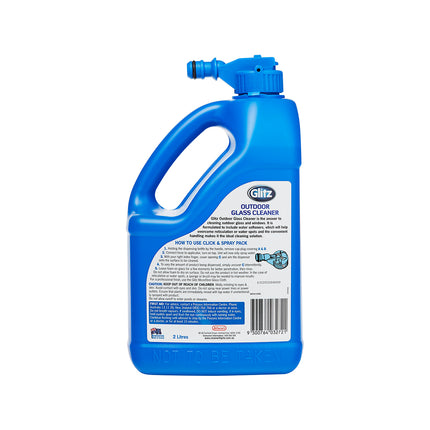Glitz Outdoor Glass Cleaner Ready To Use Window Spray 2L (2)