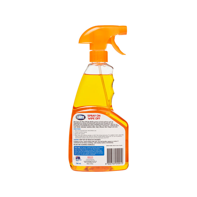 Glitz Spray On Wipe Off Everyday Surface Cleaner 750ml (2)