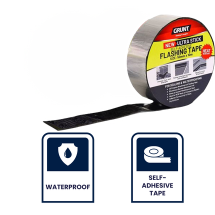Grunt Flashing Tape for Roofs and Gutters 50mm x 10m (3)