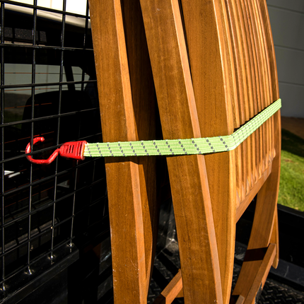 Grunt 1m Reflecta Flat Bungee Strap with reflective stripe (2)