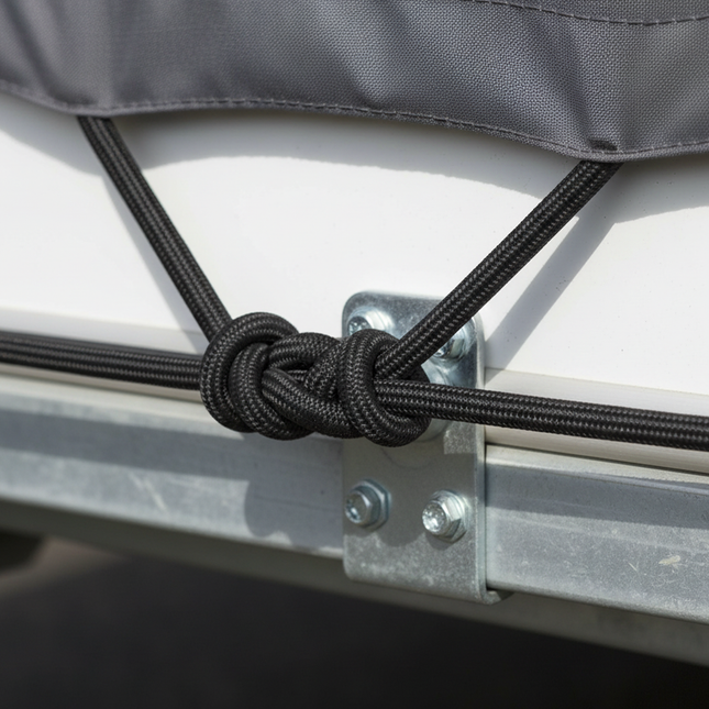 Grunt 4mm x 20m Black Shock Cord roll (2)