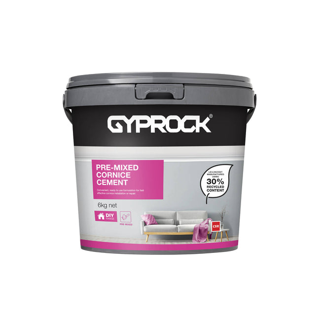 Gyprock Pre-Mixed Cornice Cement 6kg pail