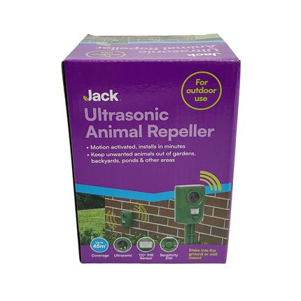 Jack Pest Control Outdoor Ultrasonic Animal Repeller (Battery Operated) (2)