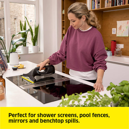 Karcher WV 2 Black Edition cordless window vacuum in black and yellow (4)
