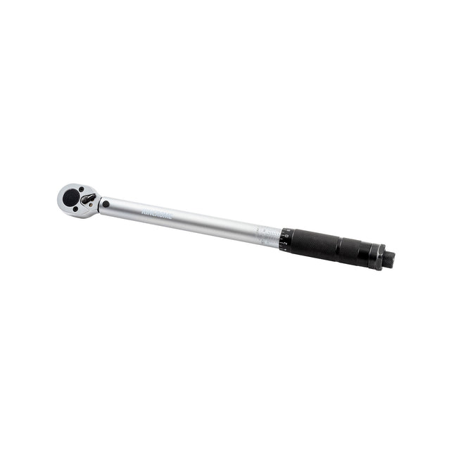 Kincrome Micrometer Torque Wrench 3/8 inch drive with chrome finish and engraved Nm and ft-lb scale