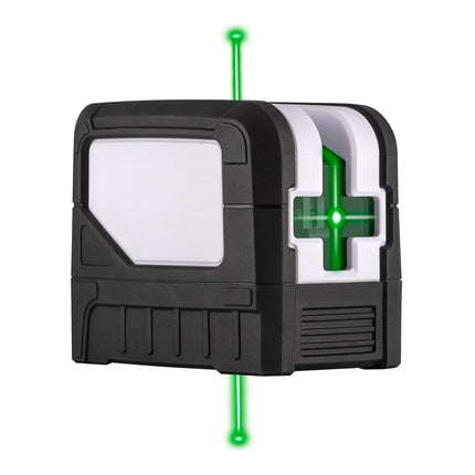 Lasertec CX4DG green dot and crossline laser with magnetic mount, floor base and laser target